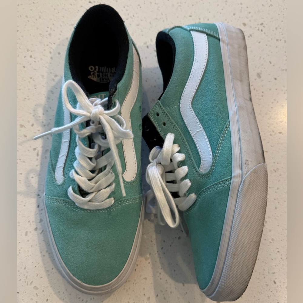 Vans TNT 5 Pro Skate Shoes Men’s 8.5 Tony Trujillo Old Skool Seafoam Women 10